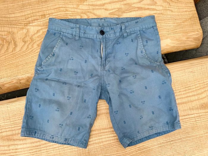 Short chino bermuda bleu ananas ete homme taille 38