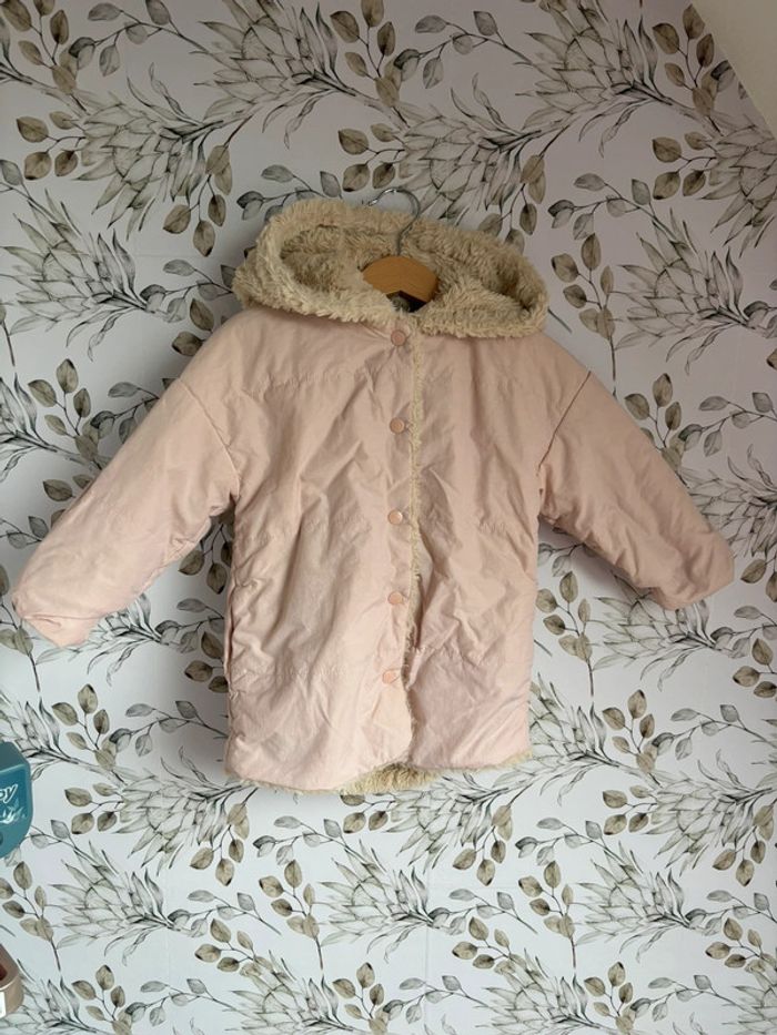 Manteau bien chaud intérieur moumoute