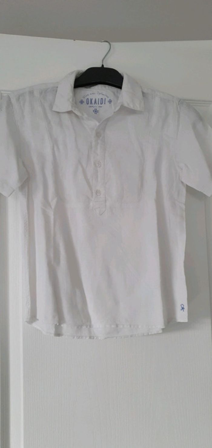Chemise MC garçon okaidi 8 ans LEN2 - photo numéro 2