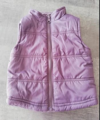 Doudoune sans manches doublée polaire