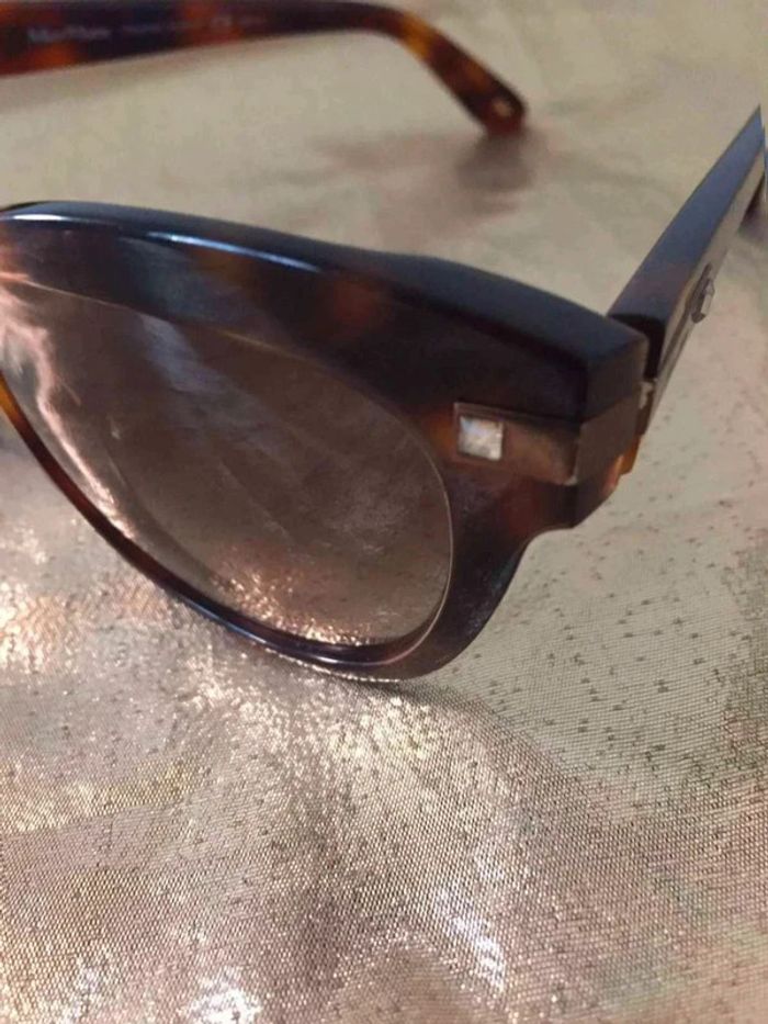 Lunettes de  soleil femme Max  Mara  écaille - photo numéro 2