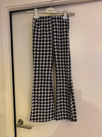 Pantalon motif pied de poule