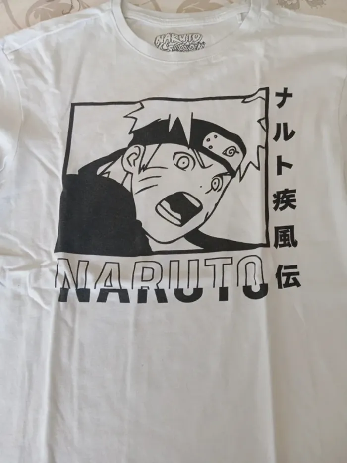 T shirt blanc Naruto Shippuden t xs - photo numéro 2