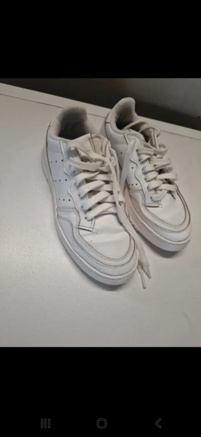 Basket adidas supercourt femme taille 36.5 bon etat - photo numéro 2
