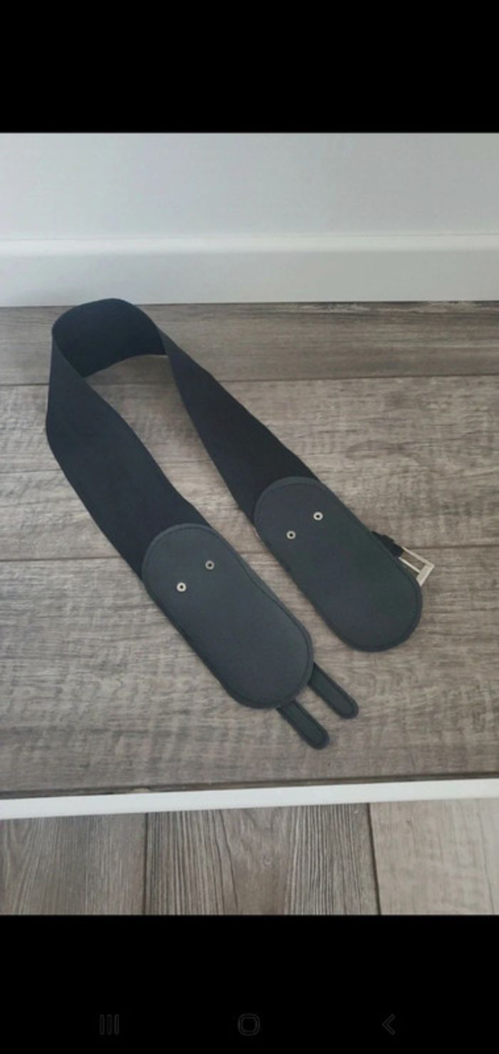 Ceinture large - noire - élastique - photo numéro 3
