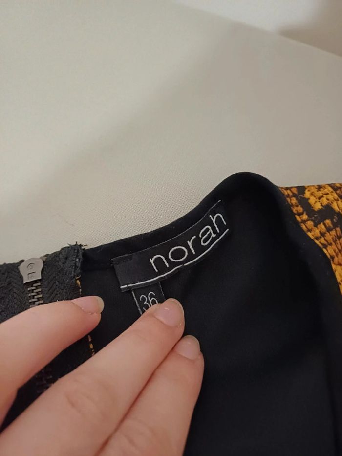 Robe fluide à imprimé Serpent Norah taille M 38 - photo numéro 11