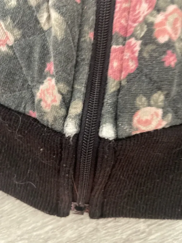 Veste fleurs fille - photo numéro 5