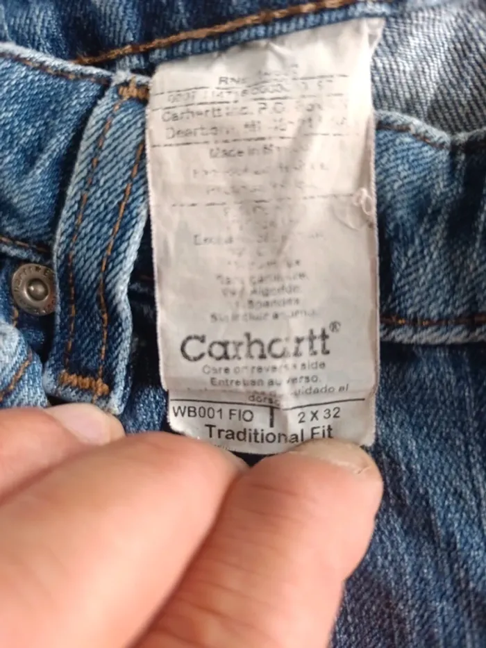 Pantalon jean Carhartt traditional fit wip slim 32 fr - photo numéro 7