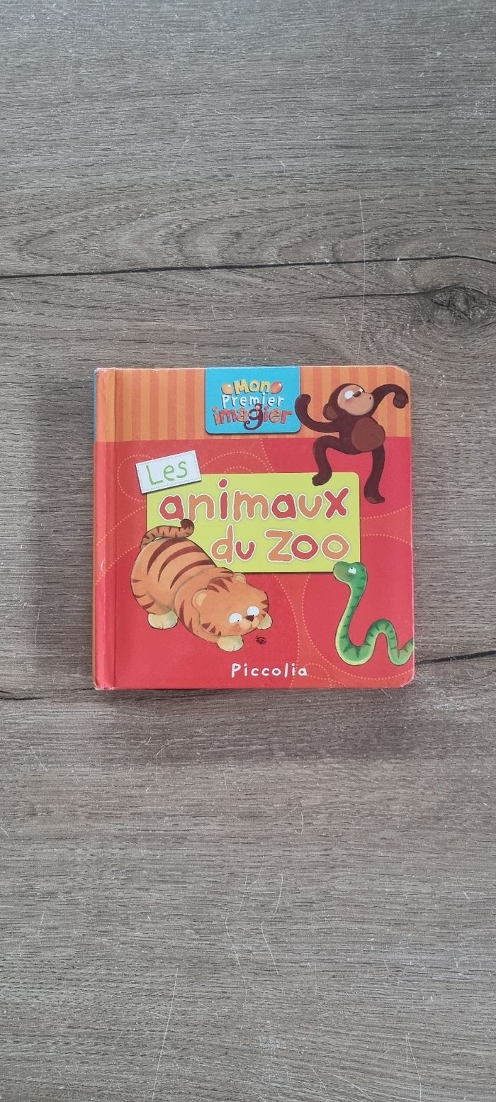 Livre imagier : Les animaux du zoo