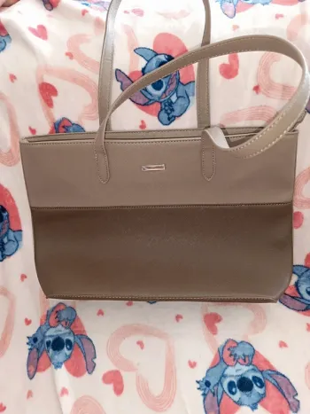 Sac à main neuf beige marron