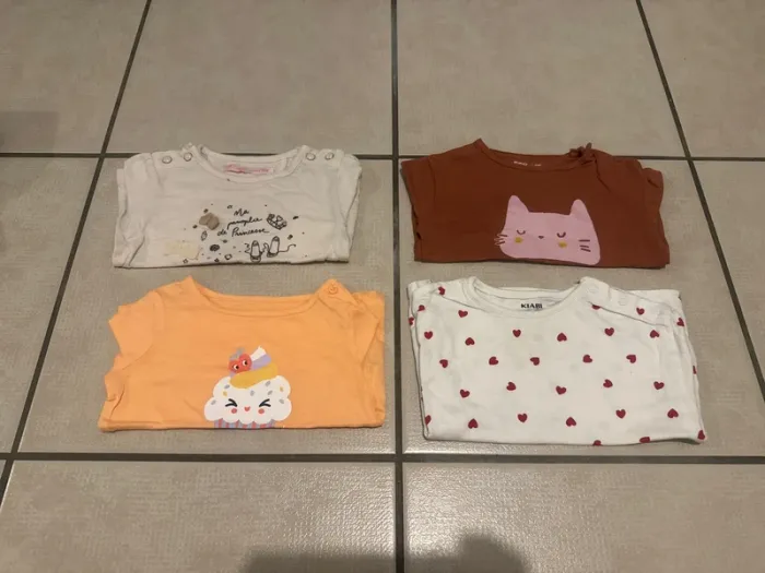 Lots tee shirt ML et MC