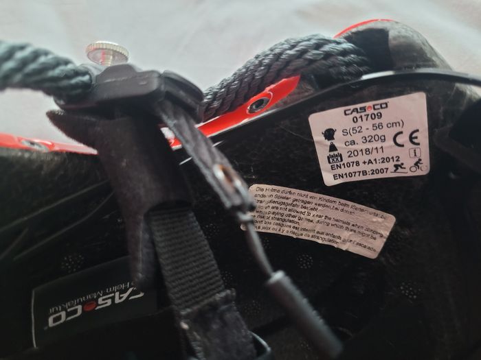 Casque vélo/ski Casco enfant rouge - Taille S (52 - 56 cm) - photo numéro 8