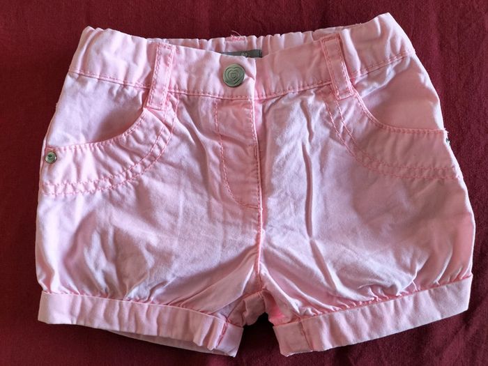 Ensemble tee-shirt manches courtes et short en 18/24mois grain de blé - photo numéro 3