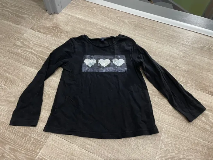 Tee shirt ML sequins 6 ans kiabi - photo numéro 4
