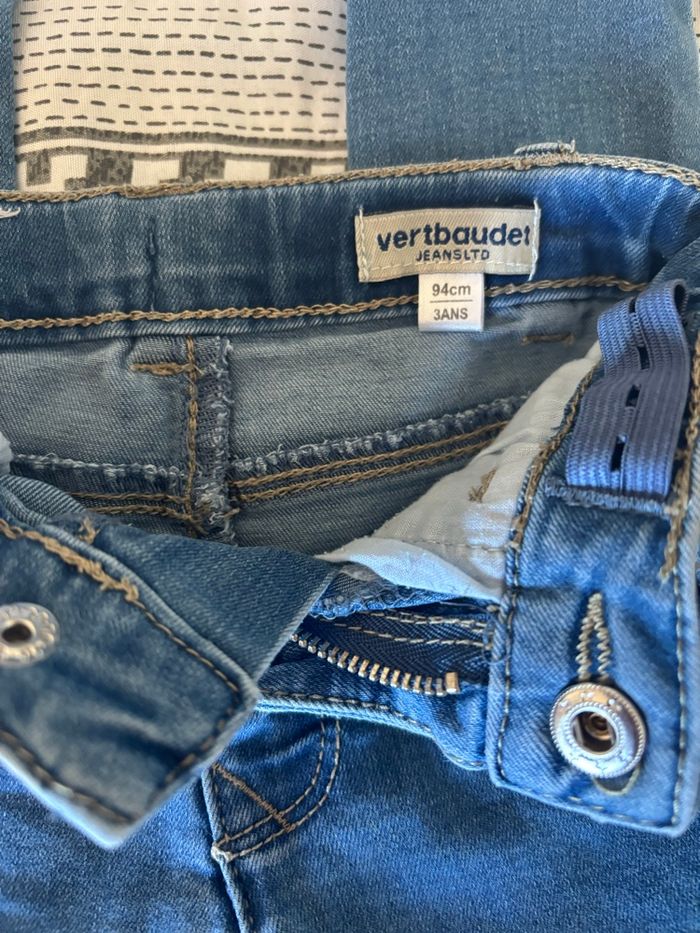 Jean slim coton fille 94cm verbaudet - photo numéro 5