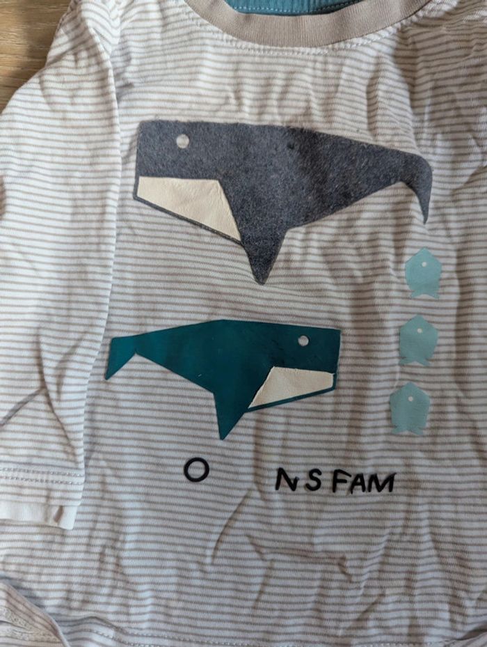 T-shirt manches longues 9 mois Obaibi - photo numéro 2