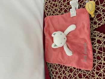 Chat OBAIBI doudou carré plat rose