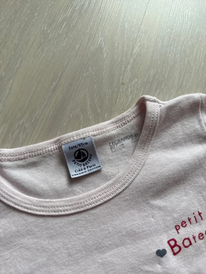 T-shirt 3 ans petit bateau - photo numéro 2