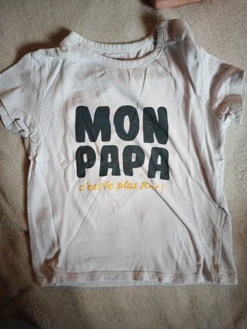 Tee-shirt Kiabi taille 24 mois