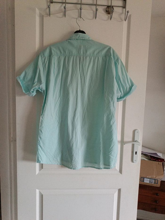 Chemise turquoise Sergio Vitti XXL - photo numéro 4