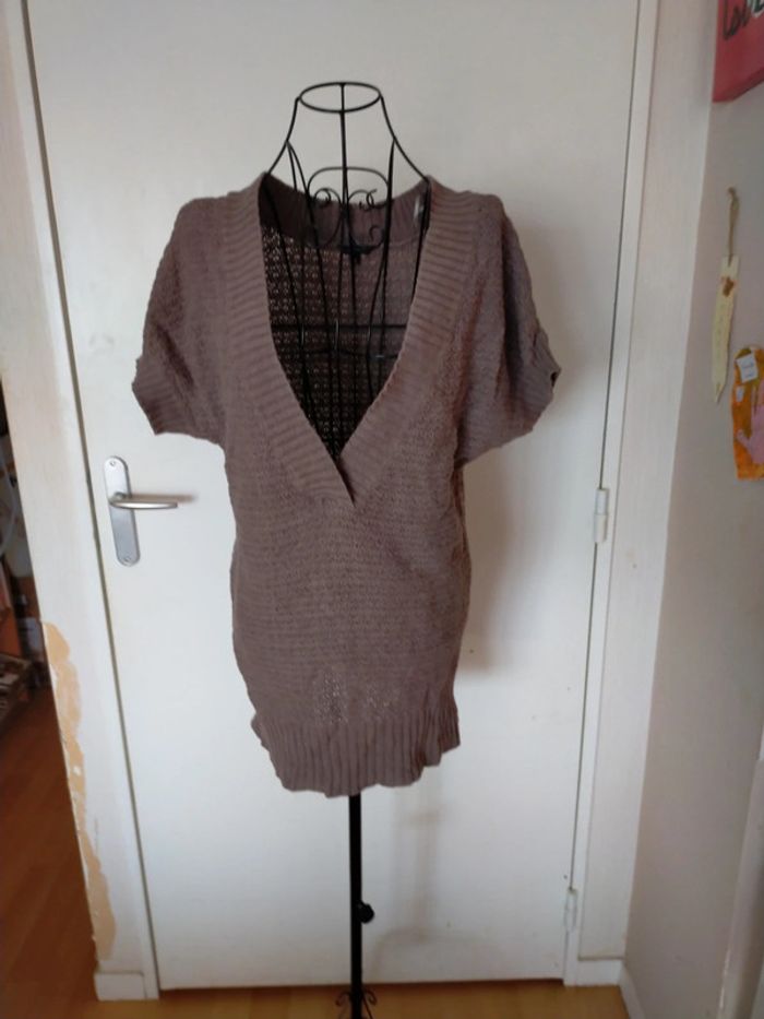 Magnifique pull long bon état peu porté - photo numéro 4