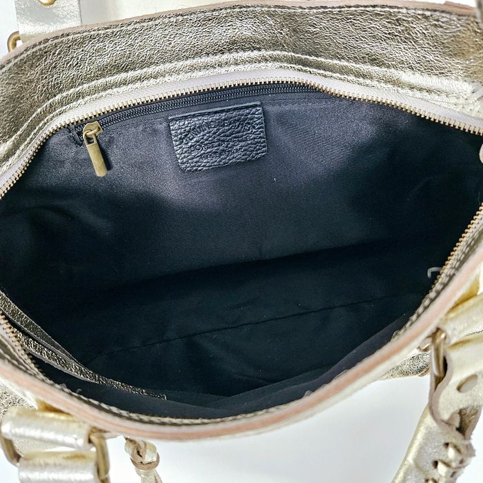 🇮🇹Grand Sac a main 100% Cuir D'orée avec Bandoulière🇮🇹 - photo numéro 6