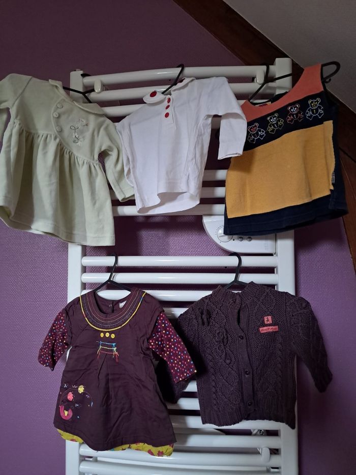 Lot vêtements fille hiver 3 mois 60 cm