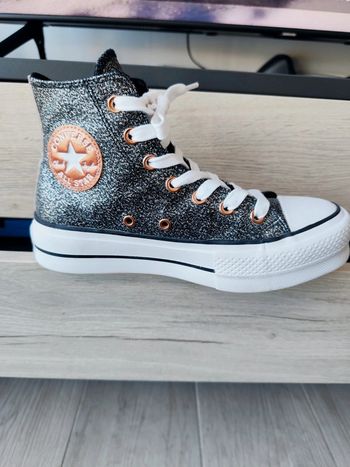 Converse plateforme glitter
