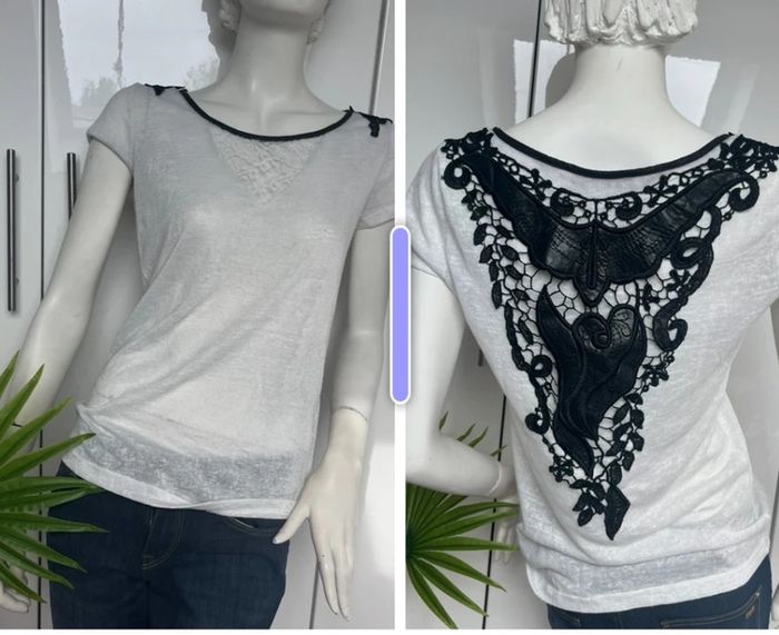 pull fin jolie détails dans le dos