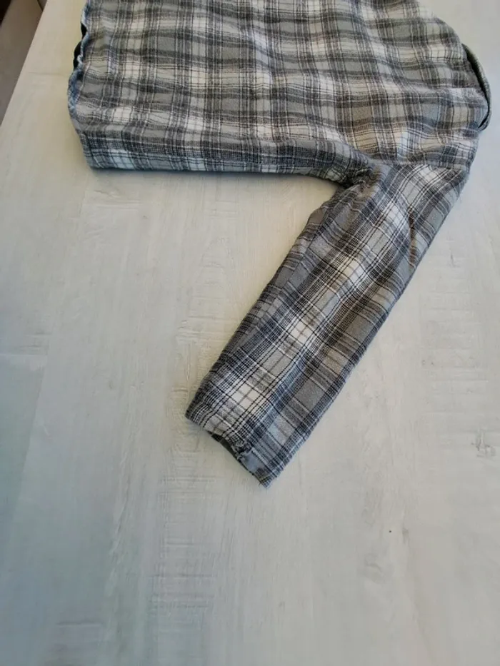 Veste Surchemise TQF - taille 10 ans - matelassé - à carreaux - mi saison - photo numéro 7