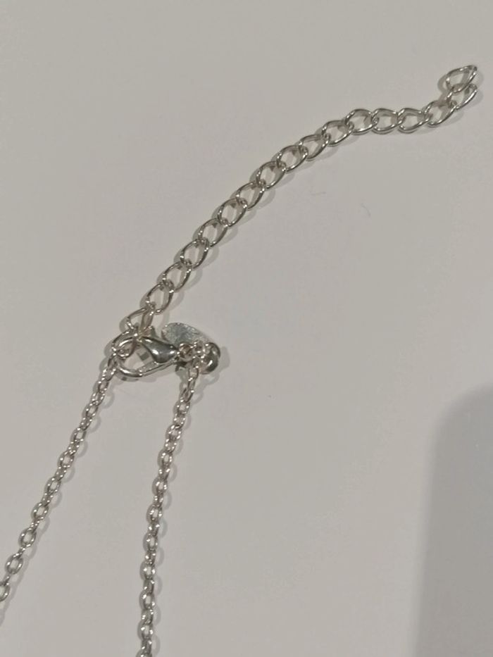 Collier fantaisie papillon fleur bleu 📿 - photo numéro 12