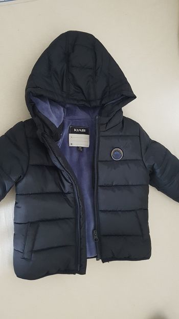 Manteau doudoune doublé velours