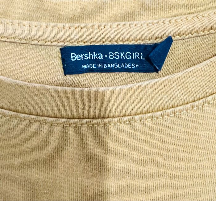 Sweat pull haut femme jaune Taille S Bershka - photo numéro 6