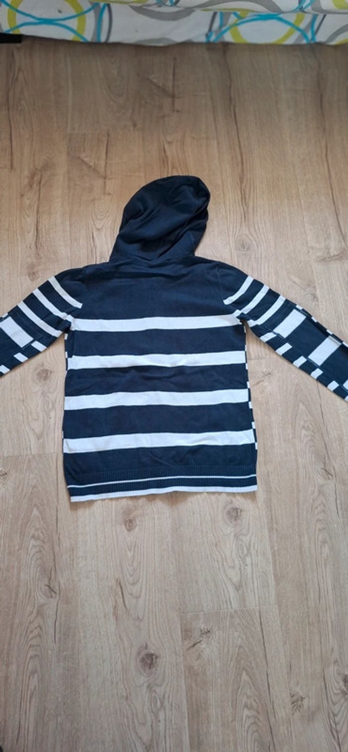 Gilet marinière Benetton 10ans - photo numéro 2