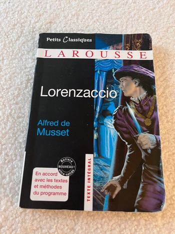 Livre Lorenzaccio de Musset