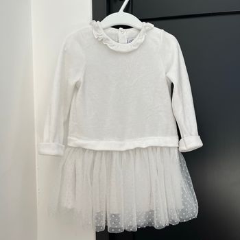 Robe blanche petit bateau