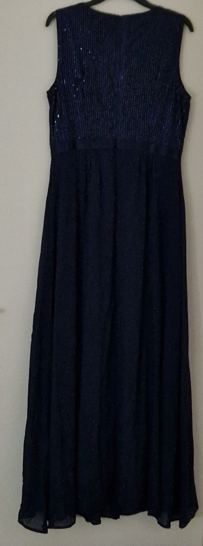 Robe cérémonie/ Demoiselle d'honneur bleu marine, Taille XL, Neuve - photo numéro 2