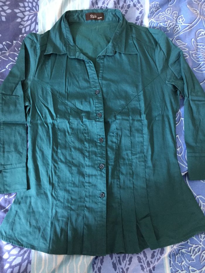 chemisier turquoise 38/40