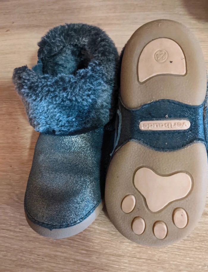 Bottines patte de chat Verbaudet fourrée et paillettes - photo numéro 2