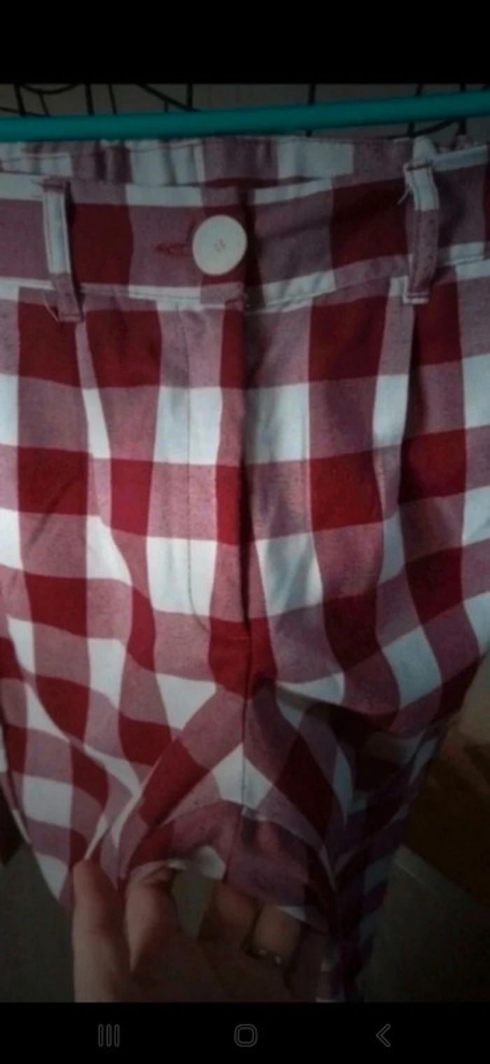 Pantalon lefties taille S à carreaux 👻 - photo numéro 3