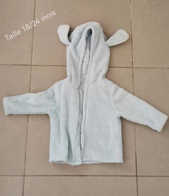 Veste polaire taille 18 /24 mois