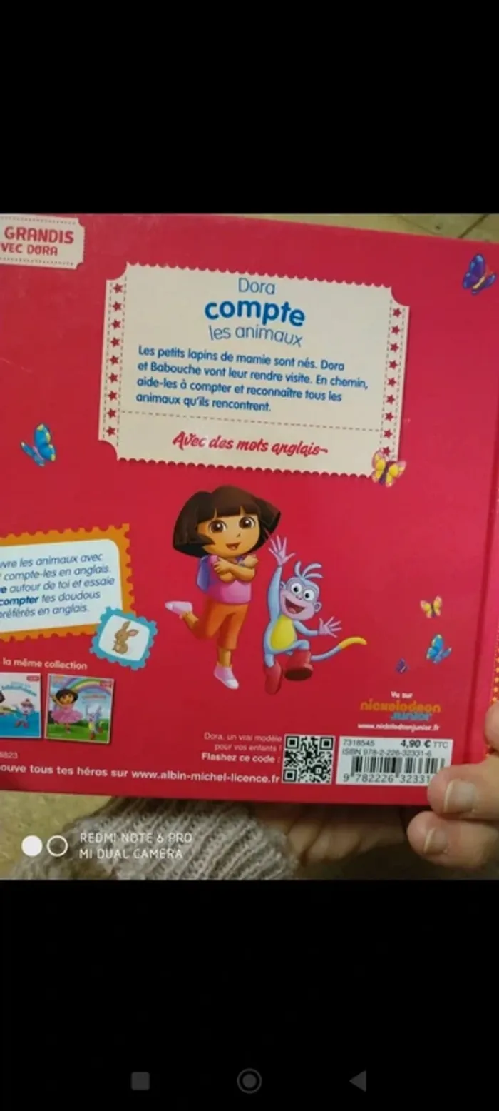 Livre dora compte les animaux nickelodeon - photo numéro 2