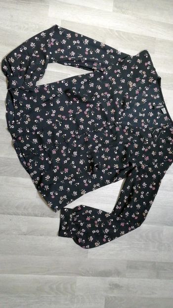 Blouse chemisier à fleurs H&m 34 neuf