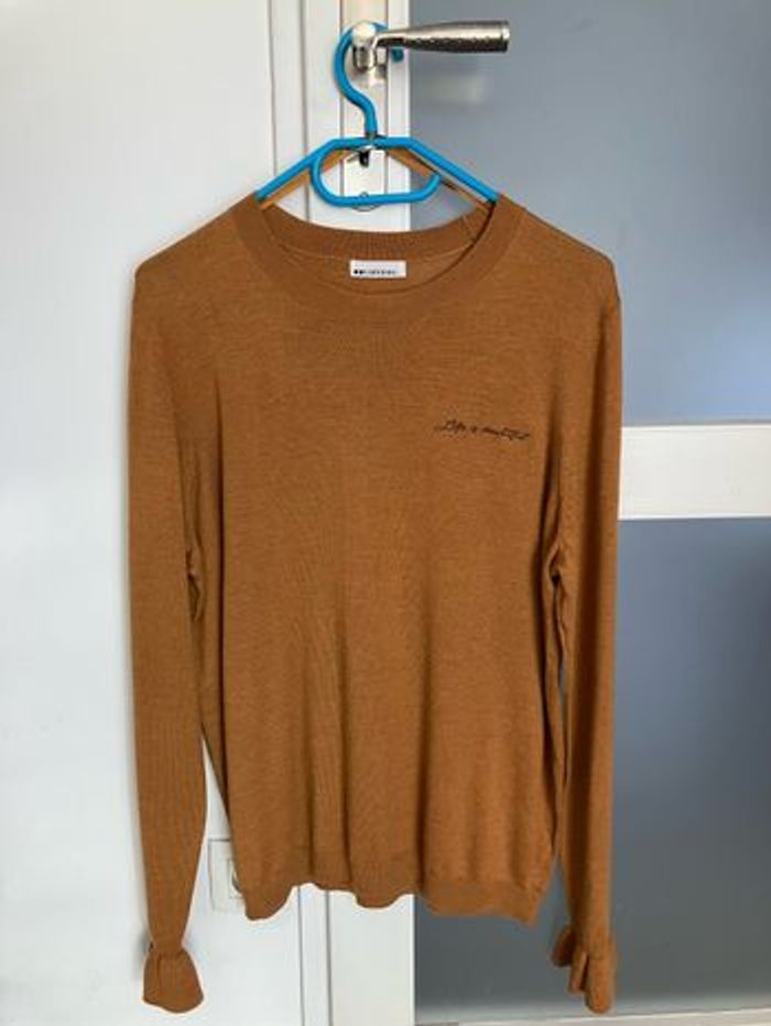PULL FIN EN LAINE HIVER ET DEMI SAISON TRÈS JOLIE COULEUR  MOUTARDE
