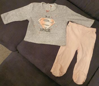 Pyjama 2 pièces supergirl