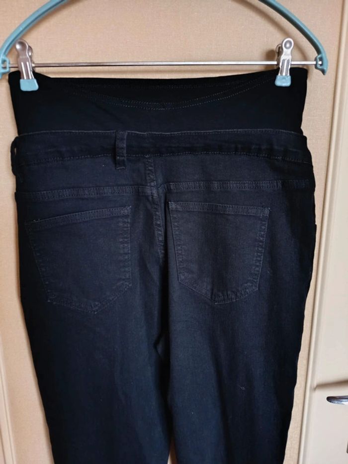 Pantalon grossesse, jeans noir. Marque shein. - photo numéro 3