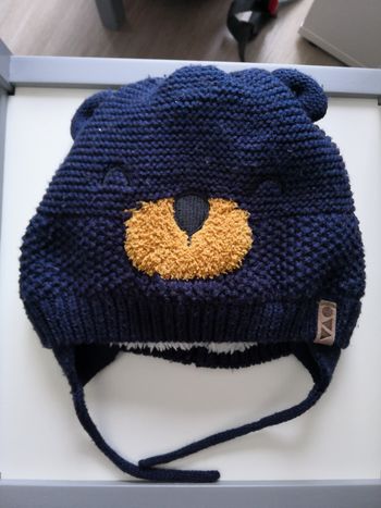 Bonnet Ours (Bleu marine) 12/24 mois Tape à l'Oeil