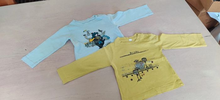 Lot de 2 t-shirt manches longues