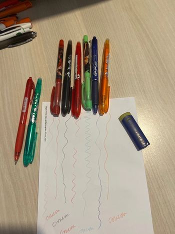 Lot stylos gel