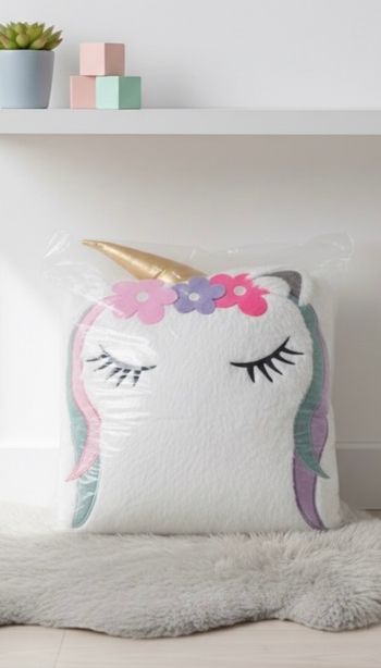 Coussin Décoratif Licorne Amazon Basics - NEUF